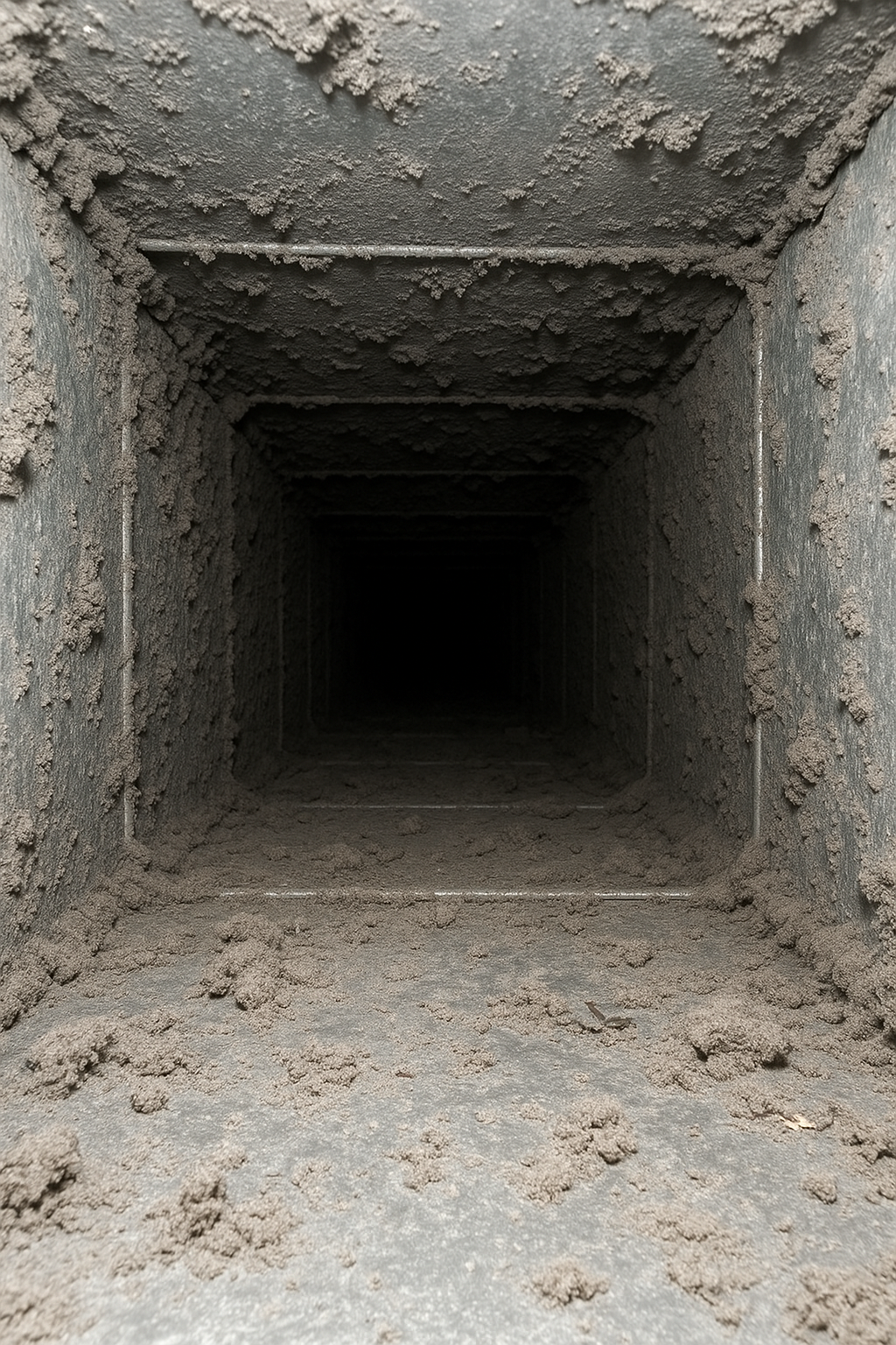 Before air duct cleaning - Charlotte, NC